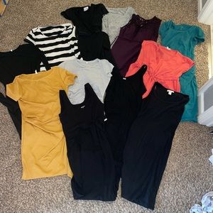 12 maternity dresses. See description.